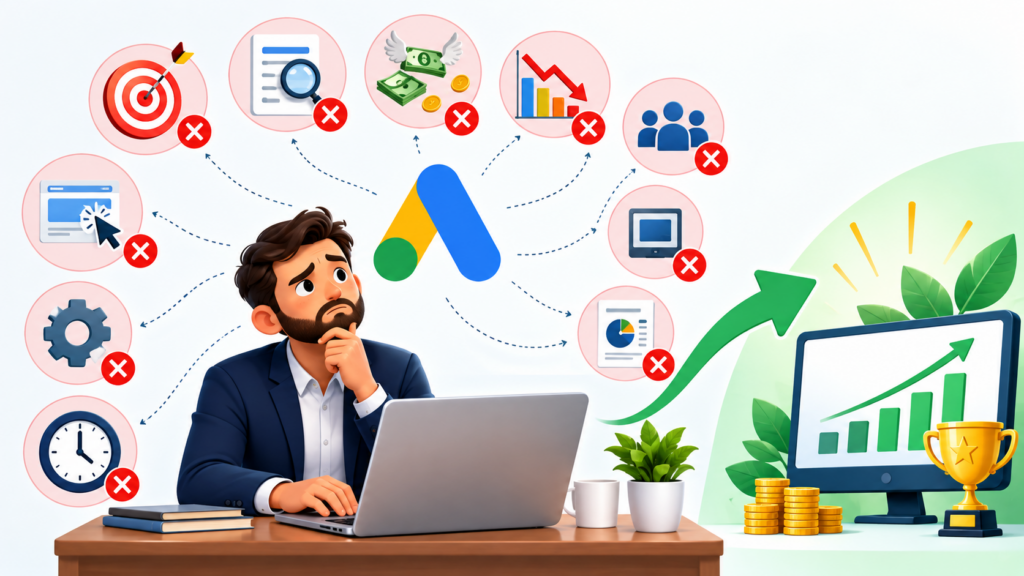Top 9 Mistakes Business Owners Make with Google Ads and How to Avoid Them