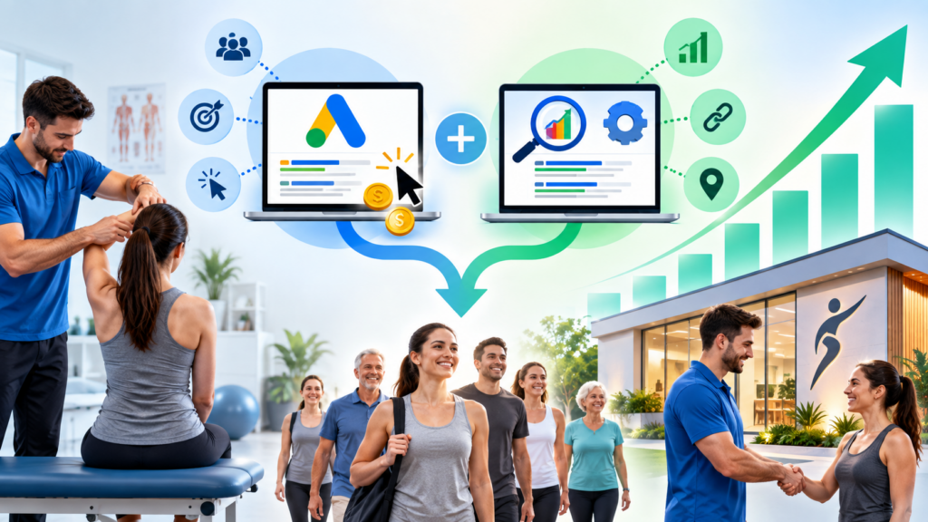 Google Ads & SEO Together for Physiotherapists: Scaling Your Business with Digital Marketing