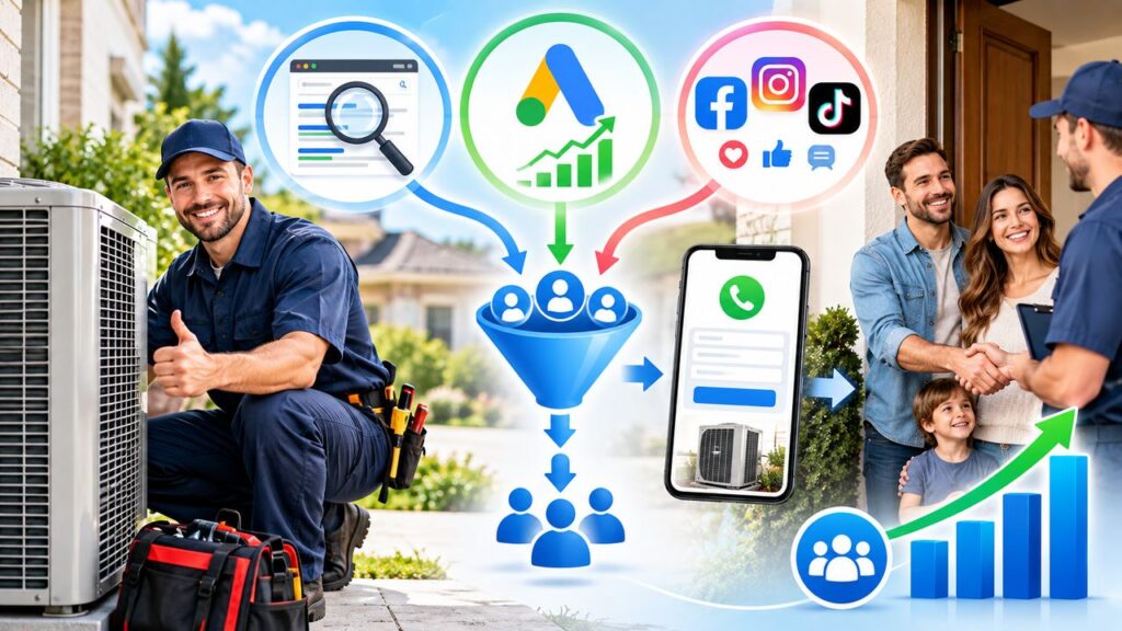 Lead Generation Tactics for HVAC Companies: SEO, Google Ads, and Social Media