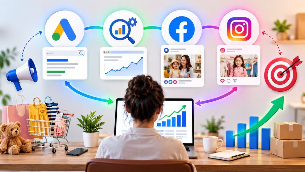 Combining Google Ads, SEO, Facebook, and Instagram for Maximum Impact