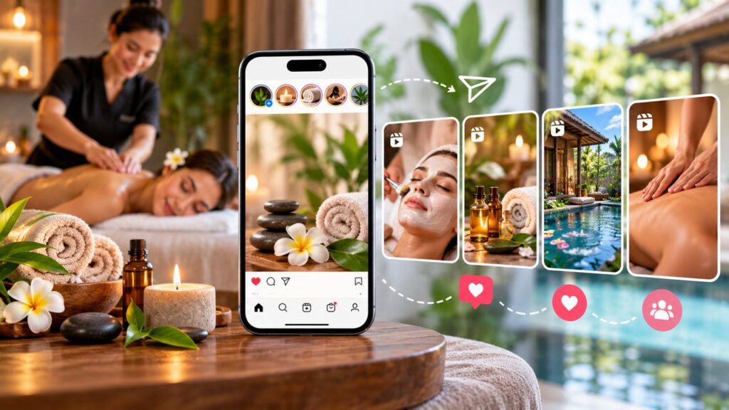 Instagram Stories and Reels: Innovative Ways to Showcase Your Spa Services