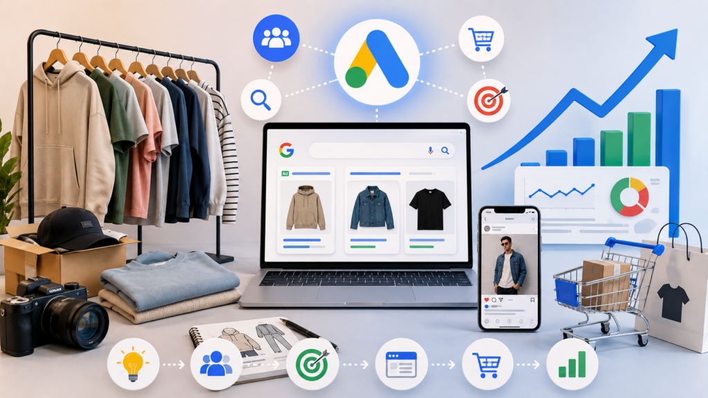 Google Ads Strategies for Launching a New Clothing Line Online