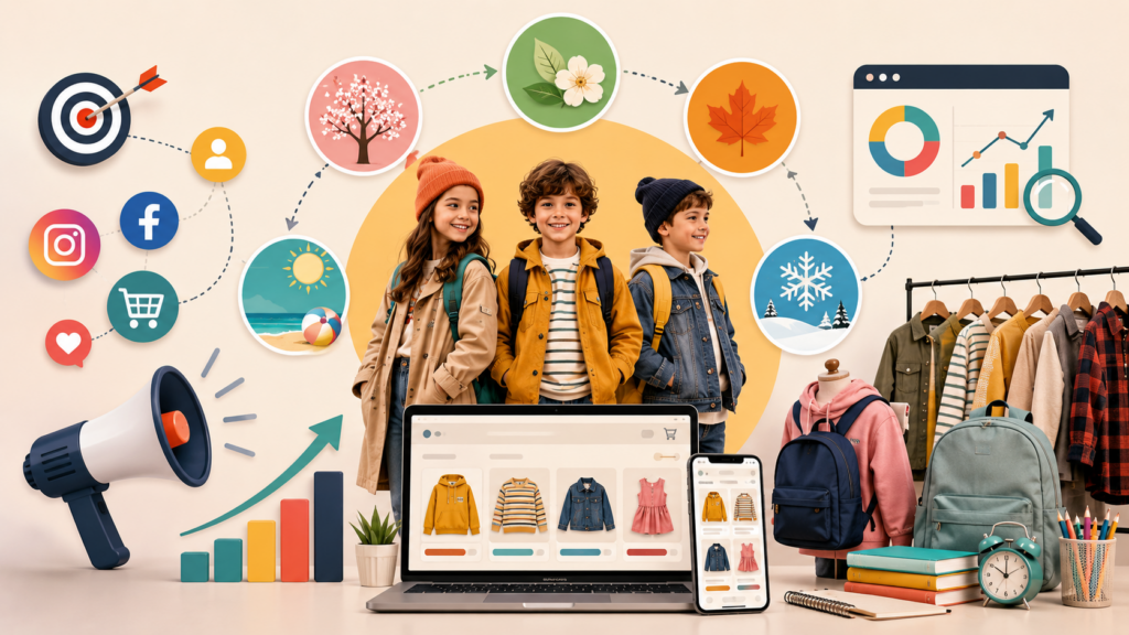 Seasonal Campaigns for Kids' Clothing Brands: Back-to-School and Beyond