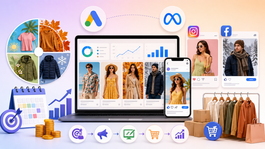 Seasonal Campaigns for Clothing Brands: Make the Most of Google and Meta Ads 5 Seasonal Campaigns for Clothing Brands: Make the Most of Google and Meta Ads