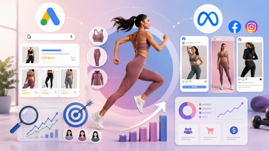 Driving Sales for Women’s Activewear with Google and Meta Ads 5 Driving Sales for Women’s Activewear with Google and Meta Ads