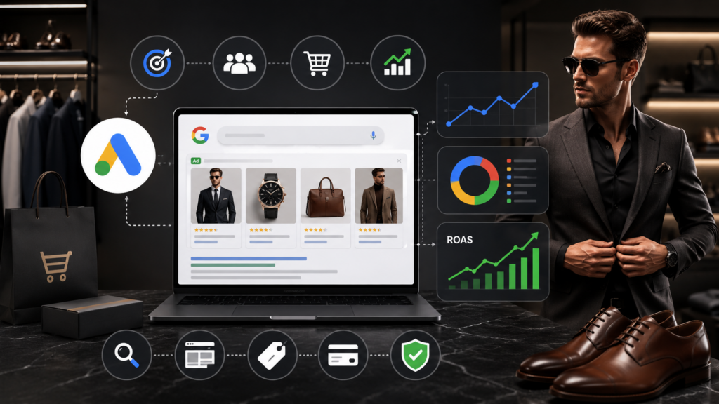 Optimizing Google Ads for Premium Men’s Fashion E-Commerce Brands