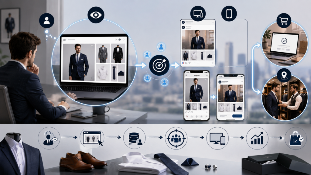 Dynamic Retargeting Ads for Men’s Formal Wear: Boosting Sales Effectively