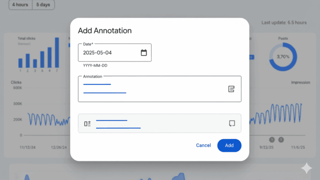 Google Search Console Introduces Custom Annotations: A Game-Changing Update for Smarter SEO Insights 4 Google Search Console Introduces Custom Annotations A Game-Changing Update for Smarter SEO Insights