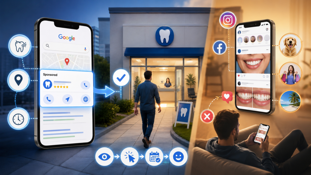 Why Google Ads for Dentists Work Better Than Social Media Ads