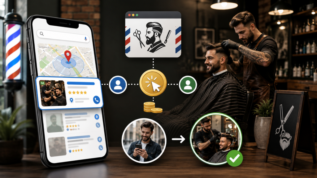 Best PPC Strategy for Barber Shops to Get More Walk-In Customers