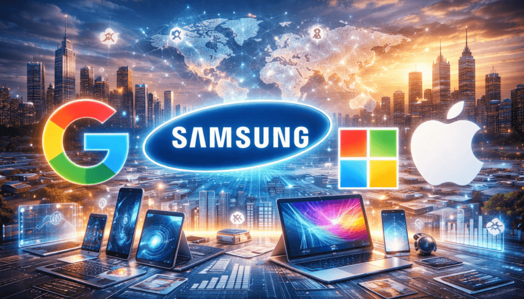 Competitive landscape (samsung, google, microsoft & others)