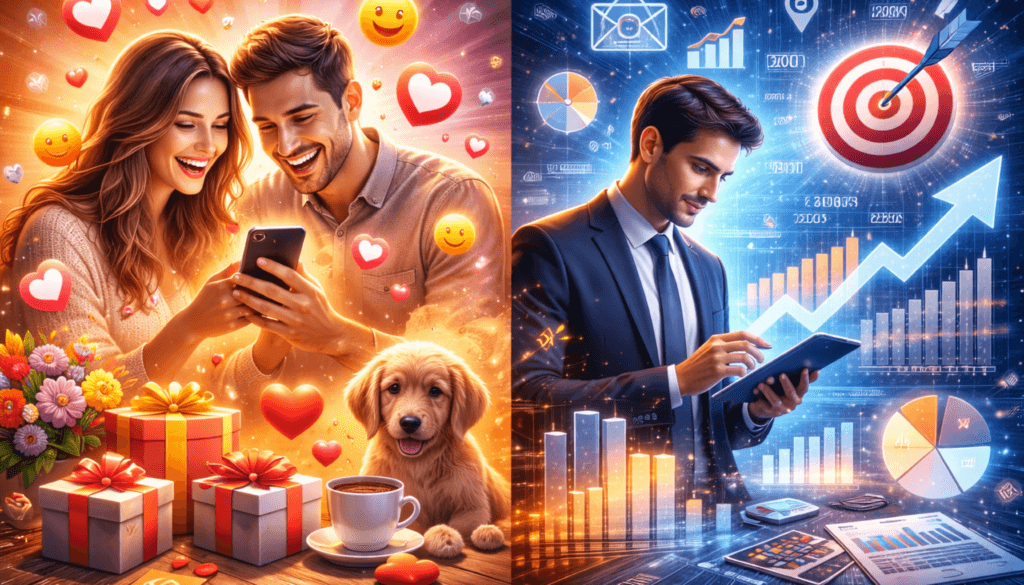 Emotional vs performance marketing