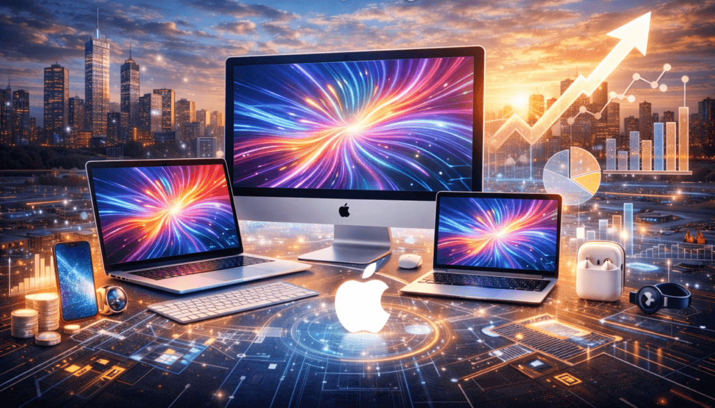 Mac — premium computing with steady growth