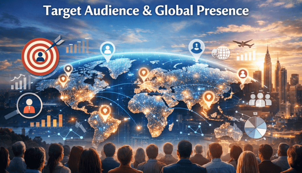 Target audience & global presence