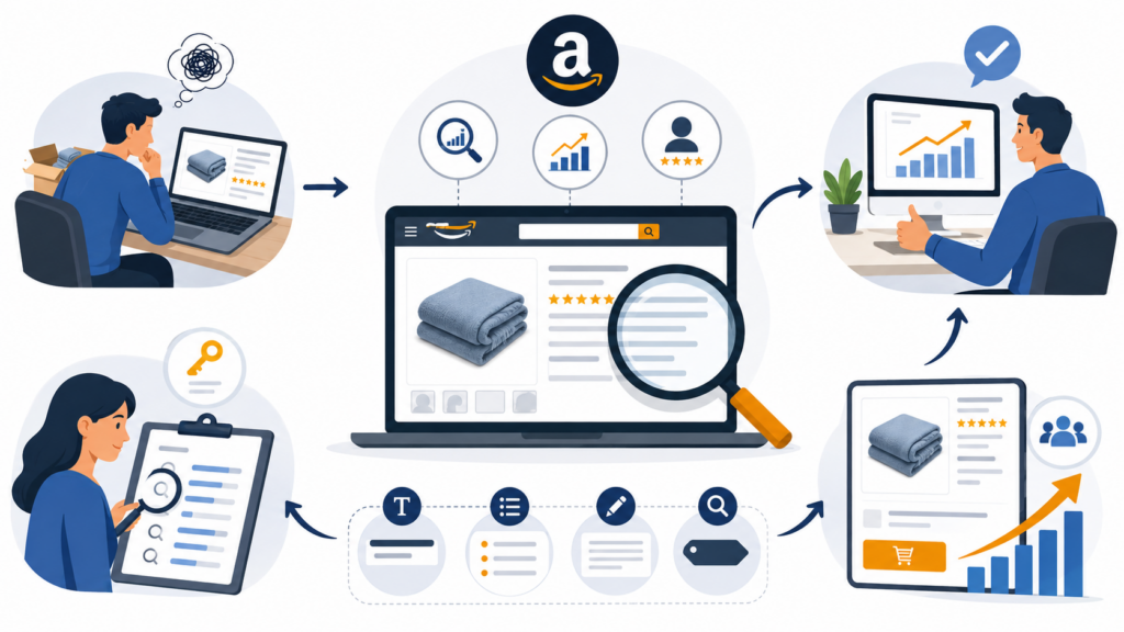 How Amazon SEO Helped My Product Rank on Page 1 Without Ads