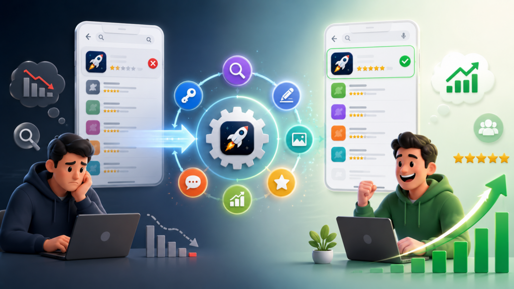 Why My App Was Not Ranking in Play Store (And How ASO Fixed It)