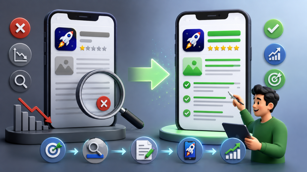 Why My App Was Not Ranking in Play Store (And How ASO Fixed It)