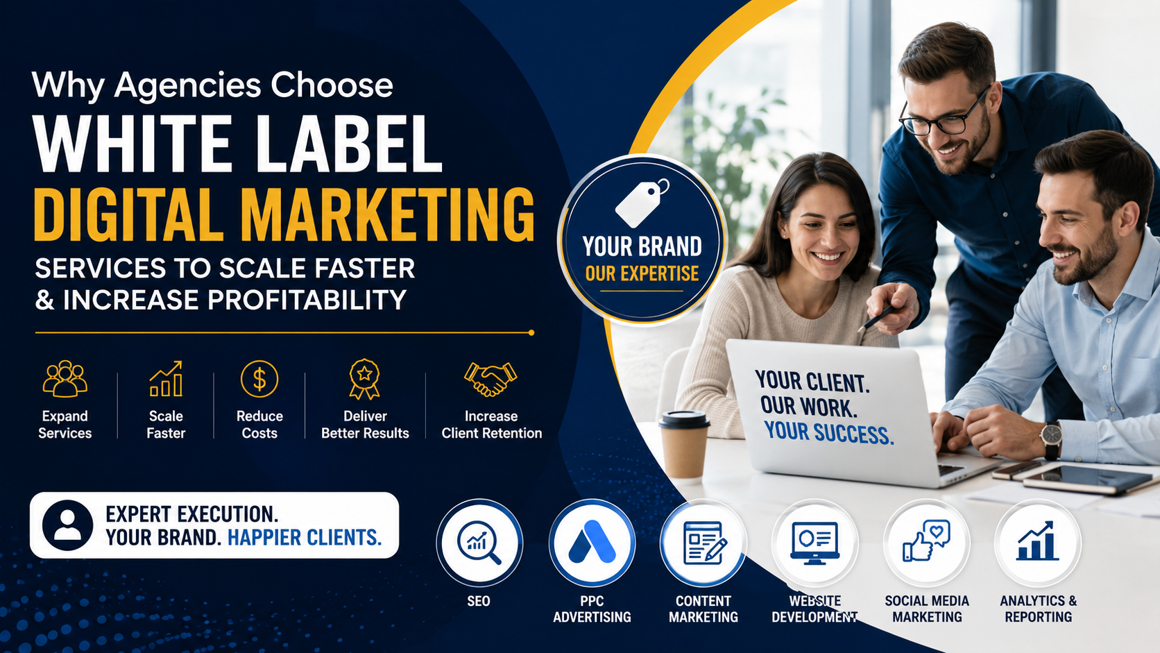 Why agencies choose white label digital marketing services to scale faster and increase profitability