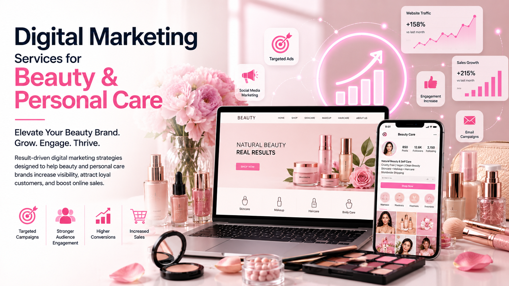 Digital Marketing Services for Beauty & Personal Care Businesses
