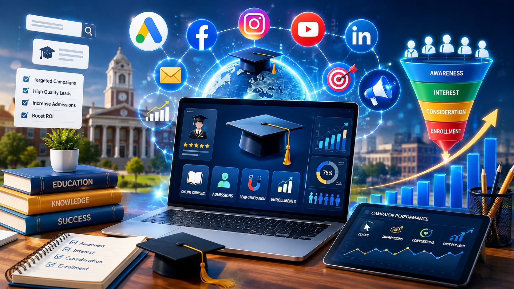 Performance Marketing Services for Education Businesses