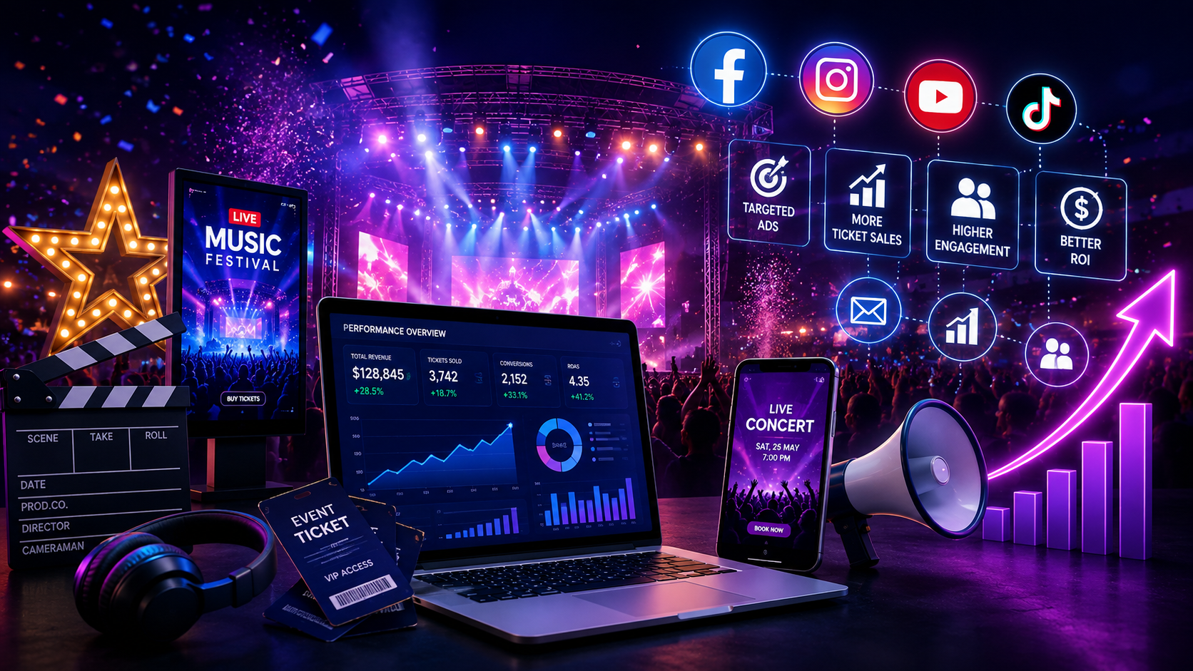 Performance Marketing Services for Event & Entertainment Businesses
