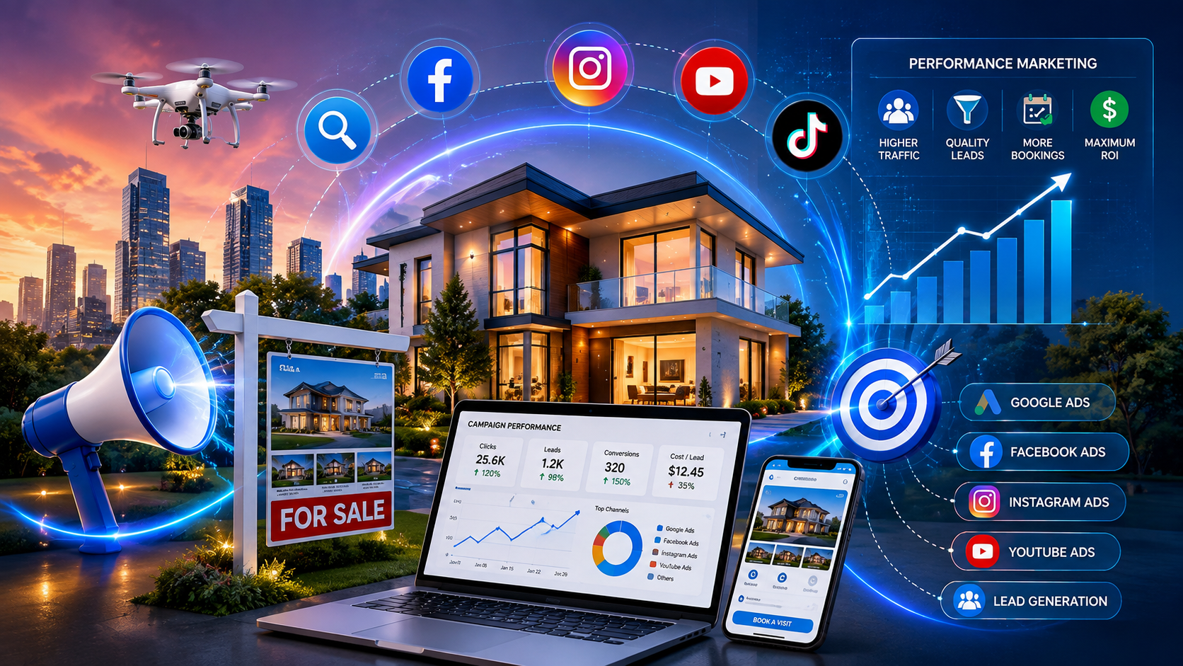 Performance Marketing Services for Real Estate Businesses