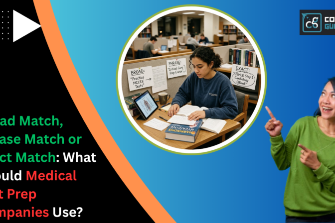 Broad Match, Phrase Match or Exact Match: What Should Medical Test Prep Companies Use?